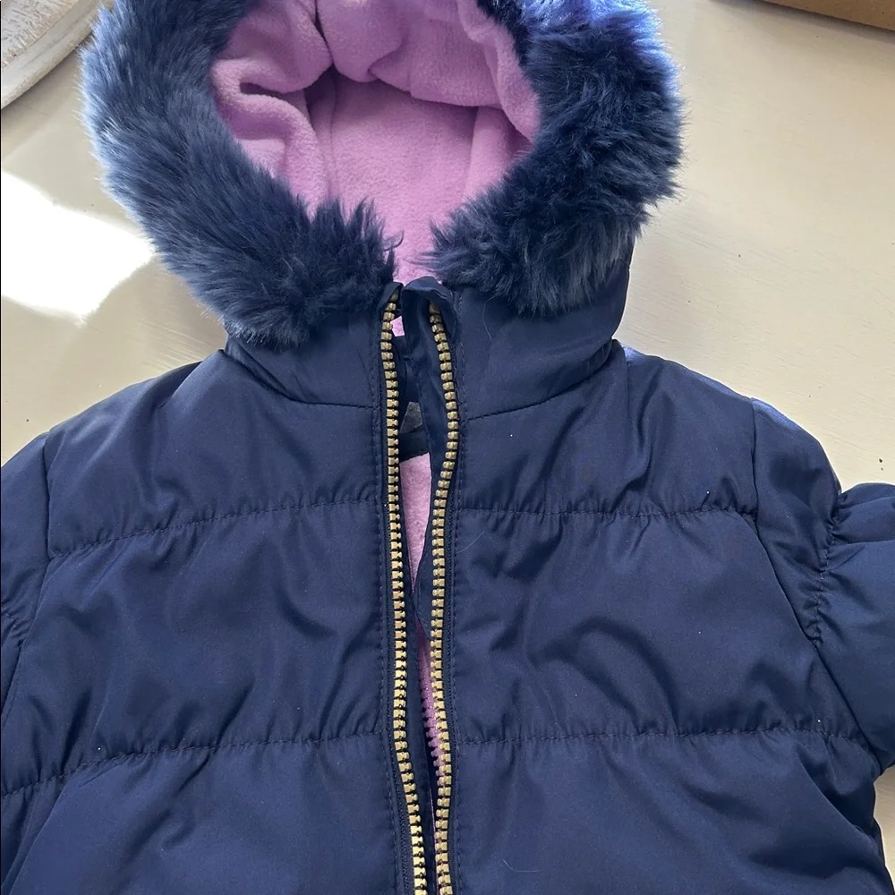 Oshkosh four in one baby girl, hooded coat size 12 months